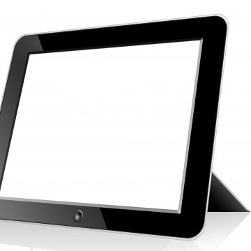 digital frame white background